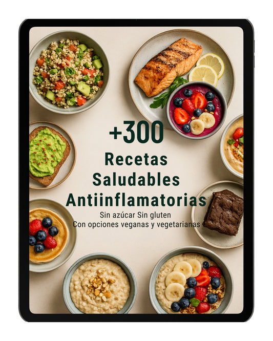 +300 Recetas Saludables (con la compra, te llevas el bonus de regalo)