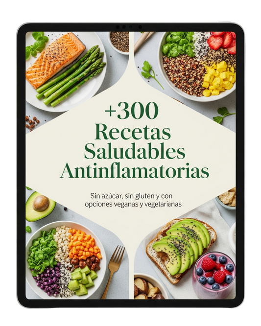 +300 Recetas Saludables (con la compra, te llevas el bonus de regalo)