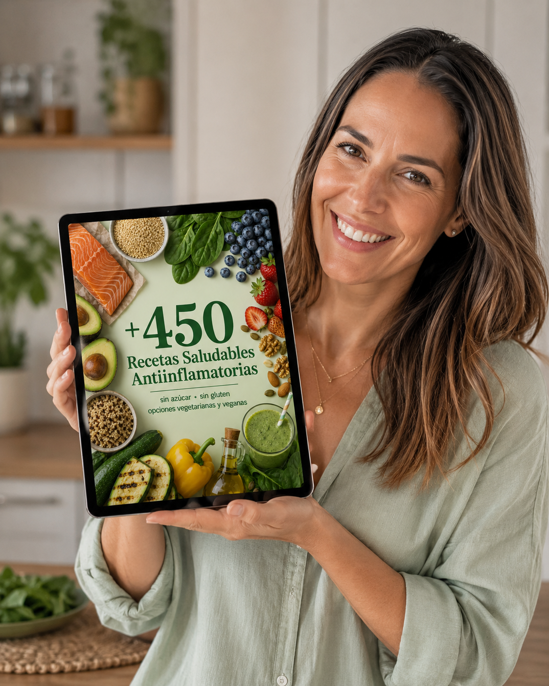 +450 Recetas Saludables Antiinflamatorias